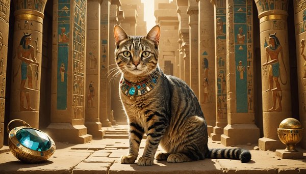 Le félin de ramsès : joyau de l'Égypte antique à découvrir